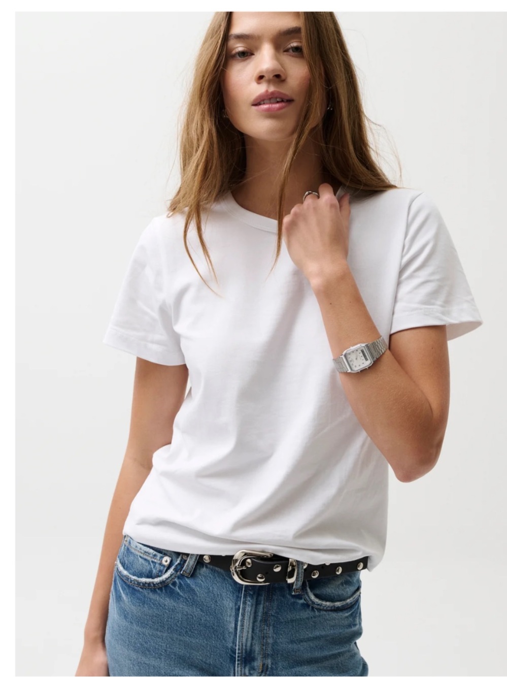 Pistola nwot Classic White Crew Neck T-Shirt